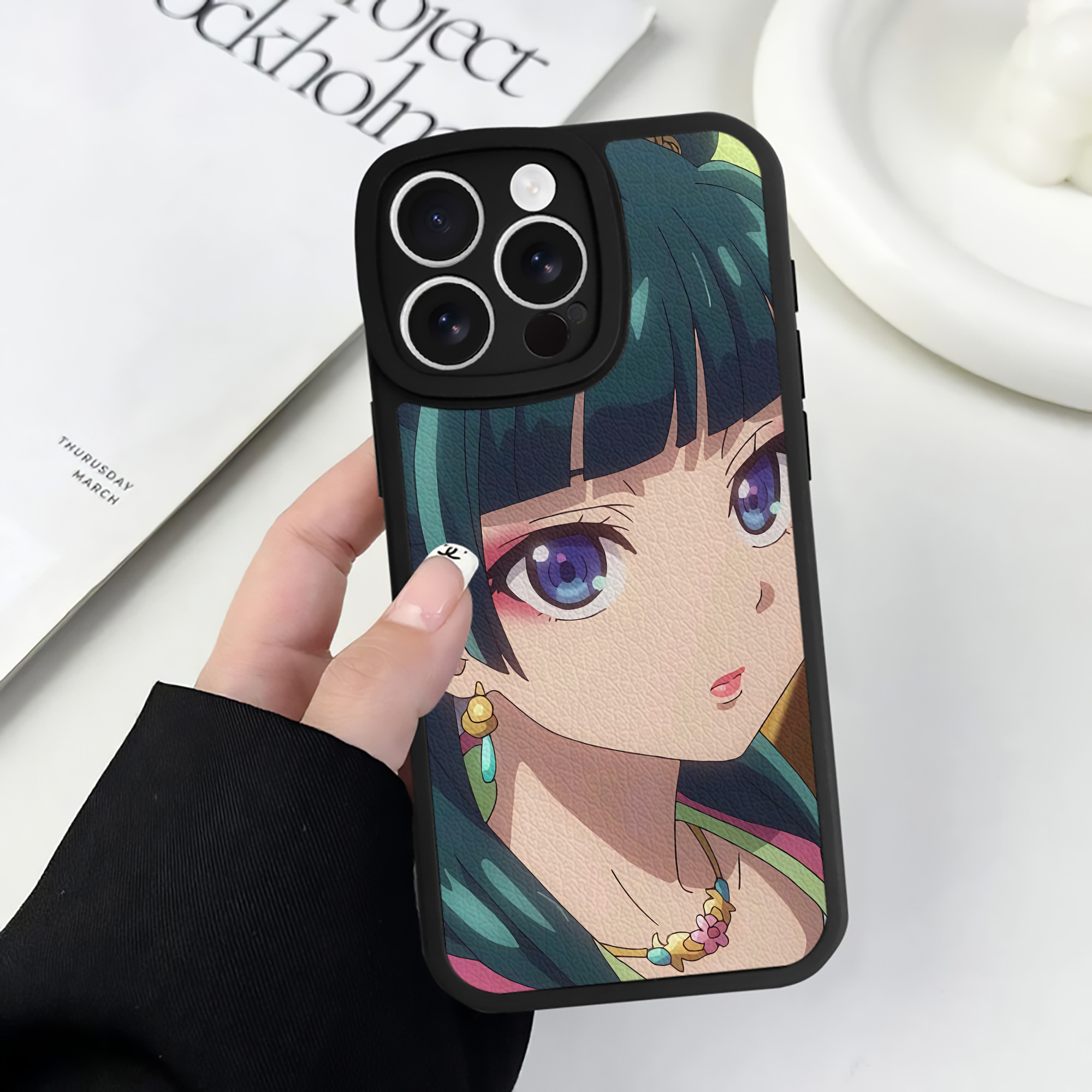 薬屋のひとりごと The Apothecary Diaries 【iPhone 16シリーズ対応】シリコンスマホケース（レザー調） 材質：シリコン